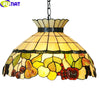 Tiffany Style Pear Grape 16 Inches Ceiling Lamp Stained Glass GC021513