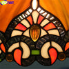 Tiffany Style Flower 12 Inches Ceiling Lamp Stained Glass FC021403