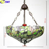 Tiffany Style Rose 21 Inches Ceiling Lamp Stained Glass RC021418