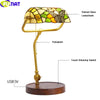 Tiffany Style Wireless Charging USB 9 Inches Table Lamp Stained Glass WT021405