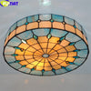 Tiffany Style Cookies 18 Inches Ceiling Lamp Stained Glass CC021311