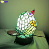 Tiffany Style Bird 6.5 Inches Table Lamp Stained Glass BT022306