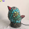 Tiffany Style Bird 6.5 Inches Table Lamp Stained Glass BT022306