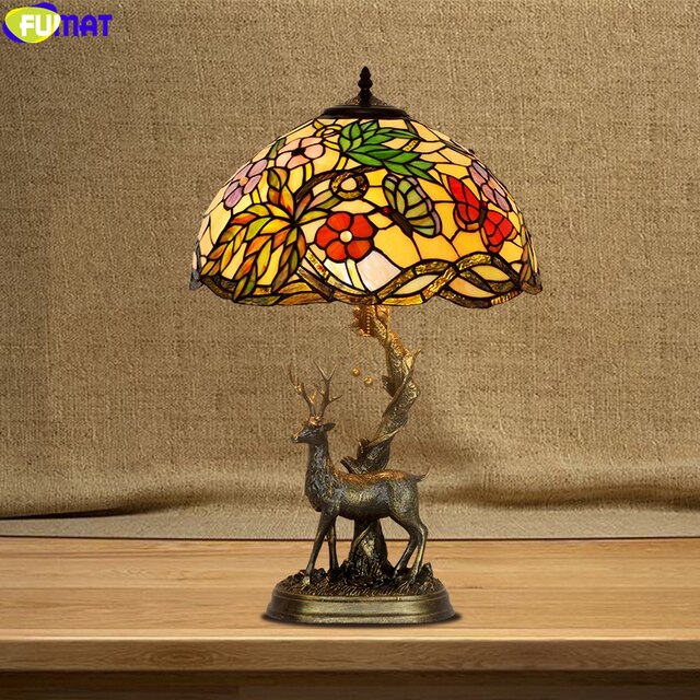 Tiffany Style Fruit 16 Inches Table Lamp Stained Glass FT022711