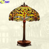 FUMAT Rose Tulip Dragonfly Wisteria Table Lamp 20 Inches RDWT010360