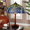 FUMAT Rose Tulip Dragonfly Wisteria Table Lamp 20 Inches RDWT010360