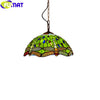 Tiffany Style Dragonfly 16 Inches Pendant Lamp Stained Glass DP021619