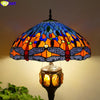 Tiffany Style Dragonfly 24 Inches Floor Lamp Stained Glass DF021627