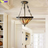 Tiffany Style Multi Heads 14-33 Inches Pendant Lamp Stained Glass MP022002