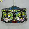 Tiffany Style Multicolor 18 Inches Pendant Lamp Stained Glass MP022101