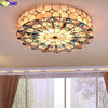 Tiffany Style Natural Shell 16 Inches Ceiling Lamp Stained Glass SC022208