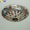 Tiffany Style Dragonfly 16-20 Inches Ceiling Lamp Stained Glass DC021304