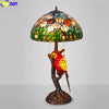 Tiffany Style Parrot 16 Inches Table Lamp Stained Glass PT030110