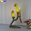 Tiffany Style Parrot 12 Inches Table Lamp Stained Glass PT021410