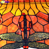 Tiffany Style Dragonfly 32 Inches Pendant Lamp Stained Glass DP021623