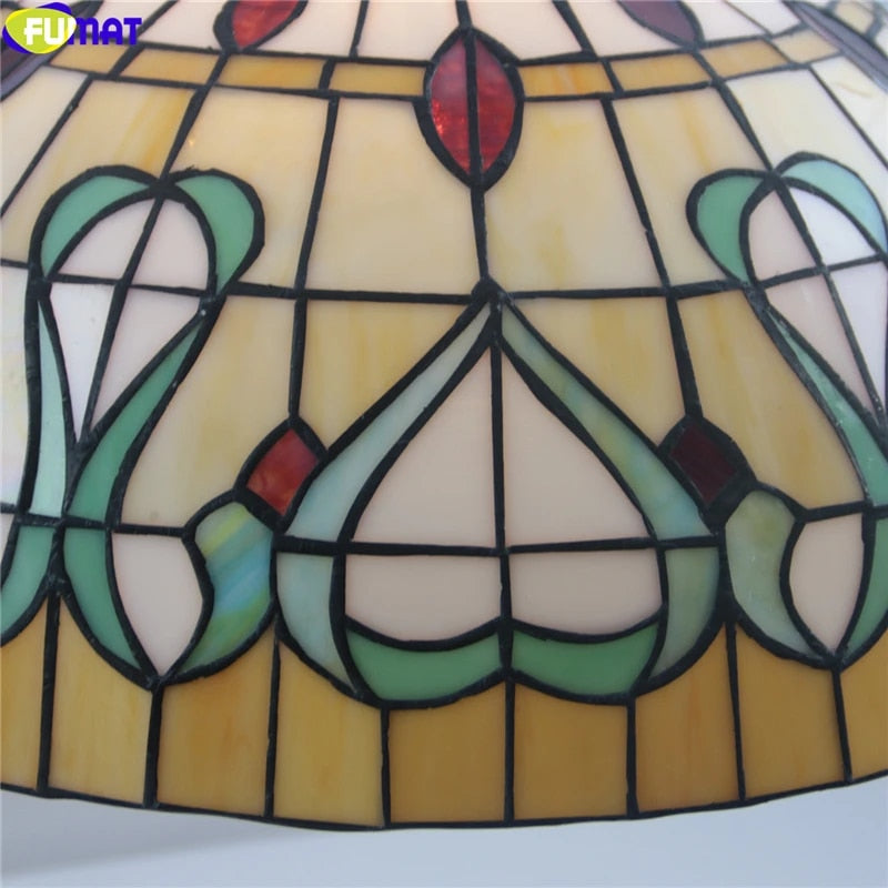 Tiffany Style Wisteria 18 Inches Pendant Lamp Stained Glass WP022201