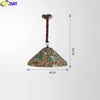 Tiffany Style Baroque 16-20 Inches Pendant Lamp Stained Glass BP022003