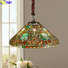 Tiffany Style Baroque 16-20 Inches Pendant Lamp Stained Glass BP022003