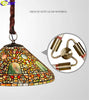 Tiffany Style Baroque 16-20 Inches Pendant Lamp Stained Glass BP022003