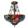 Tiffany Style Rose 16-22 Inches Pendant Lamp Stained Glass RP022008