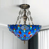 Tiffany Style Rose 16-22 Inches Pendant Lamp Stained Glass RP022008