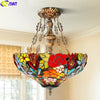 Tiffany Style Rose 16-22 Inches Pendant Lamp Stained Glass RP022008