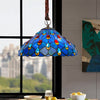 Tiffany Style Rose 16-22 Inches Pendant Lamp Stained Glass RP022008