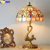 Tiffany Style Butterfly 12 Inches Table Lamp Stained Glass BT021307