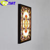 Tiffany Style Wisteria 15 Inches Wall Lamp Stained Glass RT021724