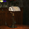 Tiffany Style White 10 Inches Table Lamp Stained Glass WT022321