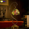 Tiffany Style Rose Grape 12 Inches Table Lamp Stained Glass RGT022401