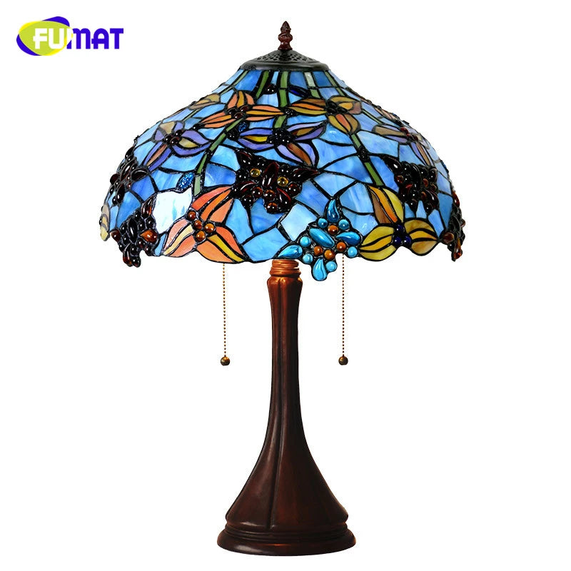 Tiffany Style Dragonfly 16 Inches Table Lamp Stained Glass DT0222701