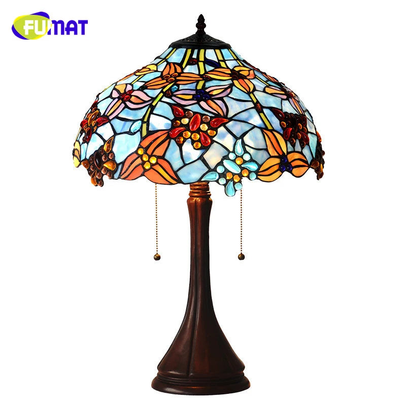 Tiffany Style Dragonfly 16 Inches Table Lamp Stained Glass DT0222701