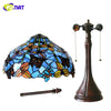 Tiffany Style Butterfly 16 Inches Table Lamp Stained Glass FT022801