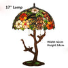 Tiffany Style Grape 17 Inches Table Lamp Stained Glass GT0222708