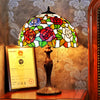 Tiffany Style Rose 16 Inches Table Lamp Stained Glass RT0222507