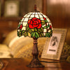 Tiffany Style Rose 8 Inches Table Lamp Stained Glass RT022408