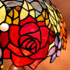 Tiffany Style Rose 16 Inches Table Lamp Stained Glass RT0222507