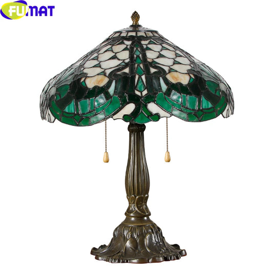 Tiffany Style Baroque 16 Inches Table Lamp Stained Glass BT021521