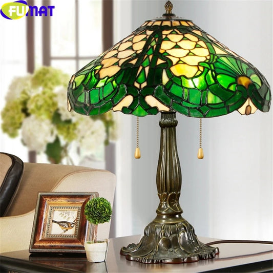 Tiffany Style Baroque 16 Inches Table Lamp Stained Glass BT021521