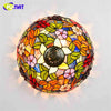 FUMAT Tiffany Style Grape 16 Inches Ceiling Lamp Stained Glass GC020825