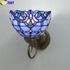 FUMAT Tiffany Style Baroque 8 Inches Wall Lamp Stained Glass BW020923