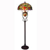 FUMAT Tiffany Style Grape 12-19 Inches Table Lamp Stained Glass GT020903