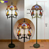 Tiffany Parrot Butterfly Floor Lamp 16 Inches Stained Glass PBF021719