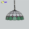 FUMAT Mediterranean Style 12 Inches Ceiling Lamp Stained Glass MC020913