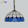 FUMAT Mediterranean Style 12 Inches Ceiling Lamp Stained Glass MC020913