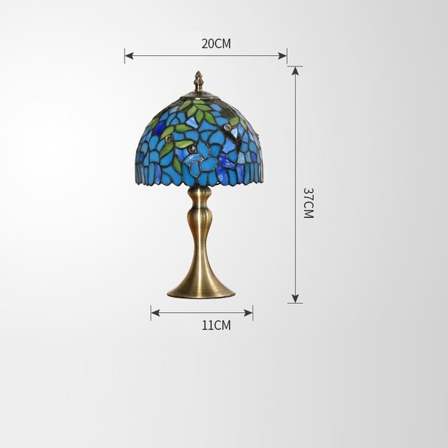 Tiffany Style Westeria 8-20 Inches Table Lamp Stained Glass WT021614