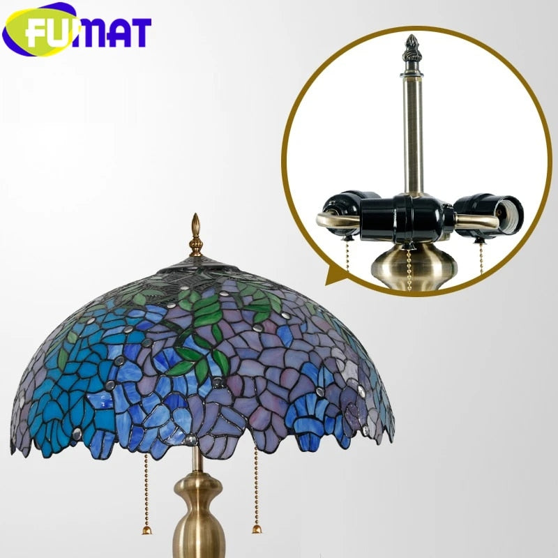 Tiffany Style Westeria 8-20 Inches Table Lamp Stained Glass WT021614