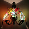 FUMAT Tiffany Style Parrot 14 Inches Wall Lamp Stained Glass PW020813