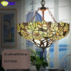 FUMAT Tiffany Style Wisteria 12-18 Inches Ceiling Lamp Stained Glass WC020809